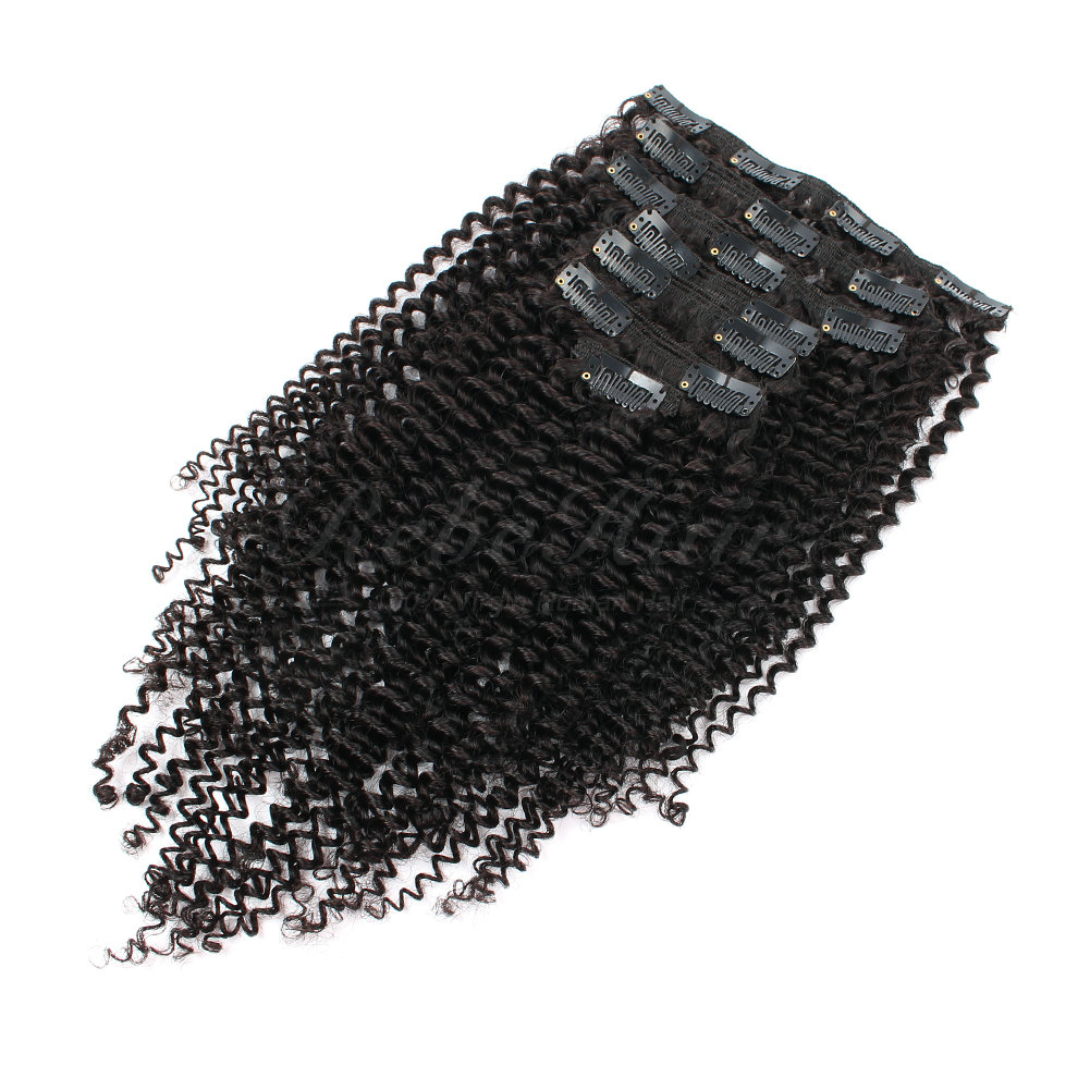 Wholesale Kinky Curly Clip In Hair Extensions Rebehair Extension