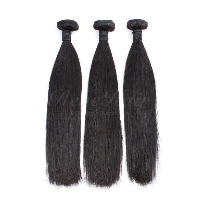 Wholesale 7A Brazilian Remy Straight Bundles RebeHair Extension Factory