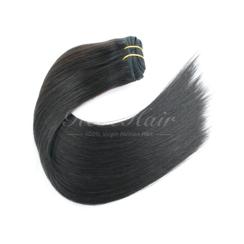 Wholesale Double Drawn Clip in Hair Extensions RebeHair Extension Factory